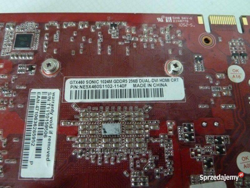 Karta graficzna do nowych gier NVIDIA GTX 460 1G Warszawa