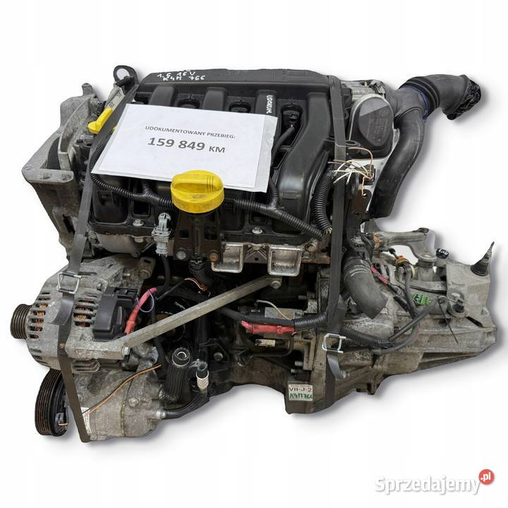 SILNIK K4M766 Renault Megane Scenic II 16 16V osobowe Silniki kompletne Chełm