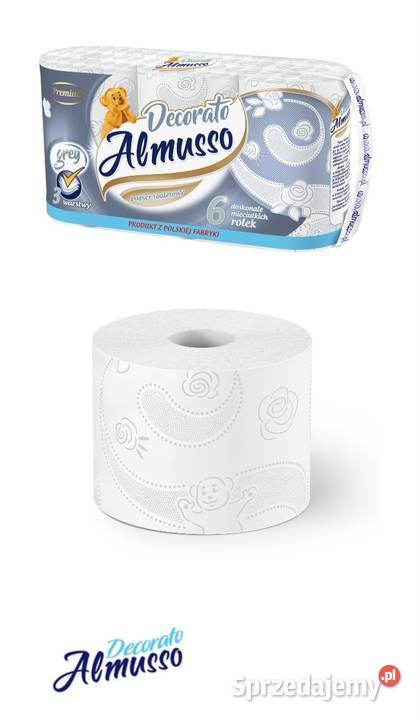 papier toaletowy almusso dekorato 3w 36 rolek mazowieckie sprzedam