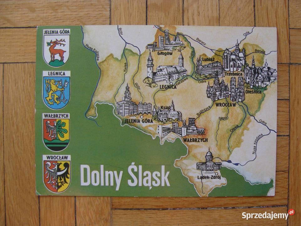 Pocztówka PRL Dolny Śląsk Poznań