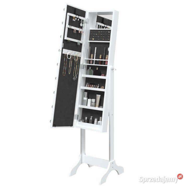 Lustro stojące z LED białe 34x37x146 WM351766 Warszawa sprzedam