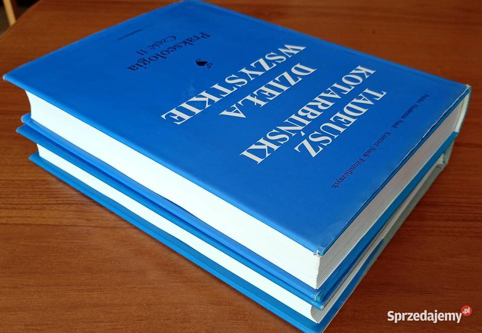 Prakseologia Cz 12 Tadeusz Kotarbiński Dzieła Kultura i Rozrywka pomorskie Gdańsk sprzedam