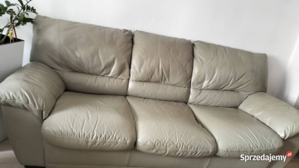 Okazja Zestaw mebli skorzanych Italsofa łódzkie Łódź