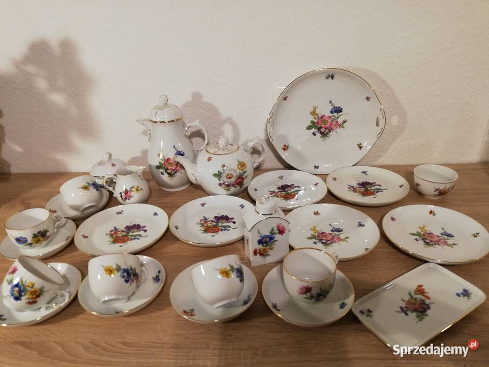 Duzy zestaw kawa herbata porcelana funstenberg Ropa