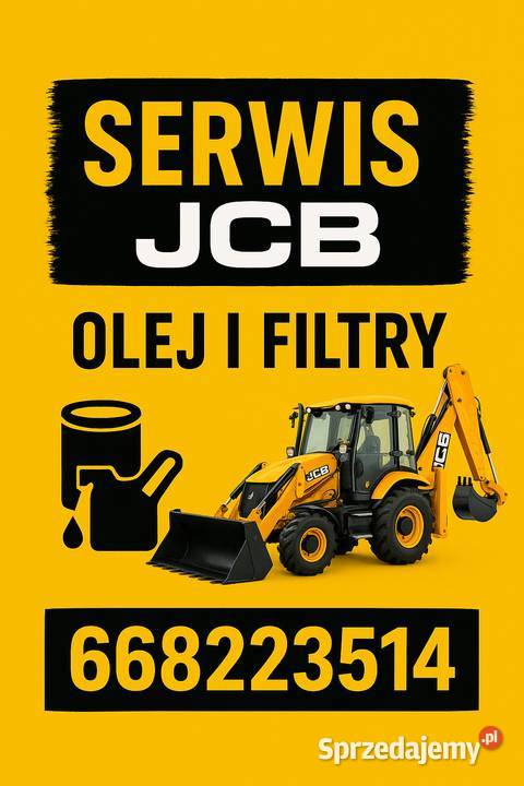 Serwis maszyn JCB Kępno sprzedam