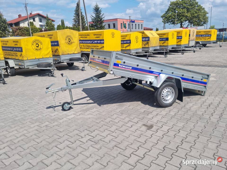 Przyczepa lekka marka Niewiadów skrzyni pod mazowieckie Ciechanów