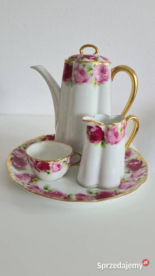 Duża Patera Rosenthal Cacilie Chrysantheme Porcelana i szkło Gorlice