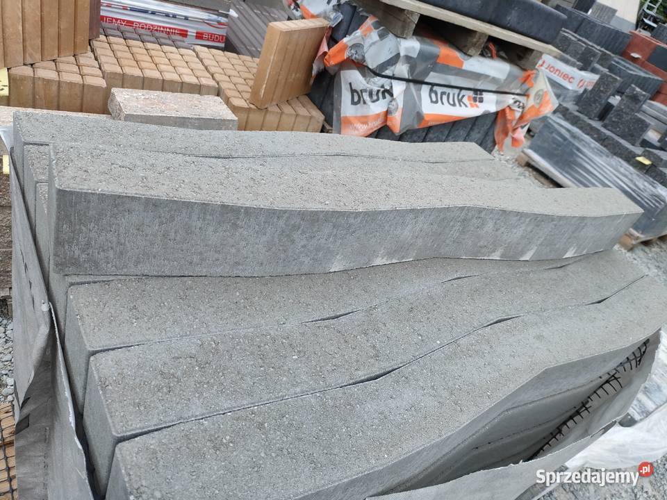 Obrzeża obrzeże ZYGZAK palisady Kostka brukowa Myślenice