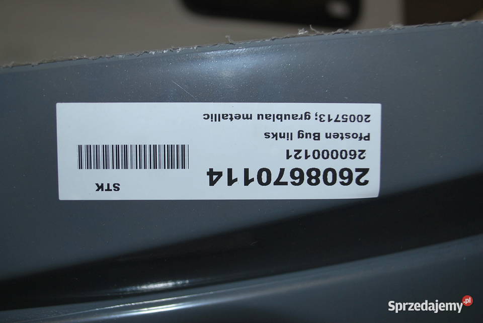 MASKOWNICA PRZEDNIA LEWA GÓRNA HOBBY 2608670114 mazowieckie Grzebowilk