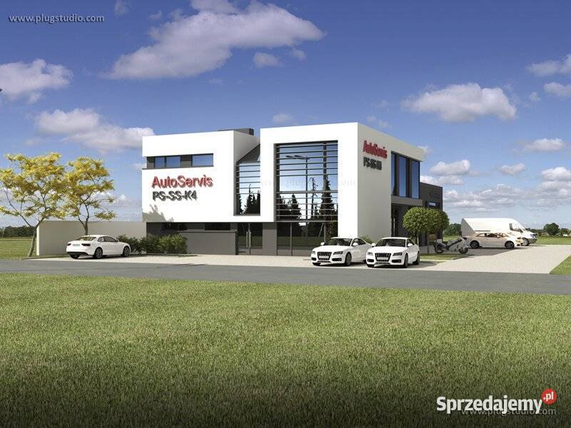 Projekt warsztatu z adaptacją do działki Katowice