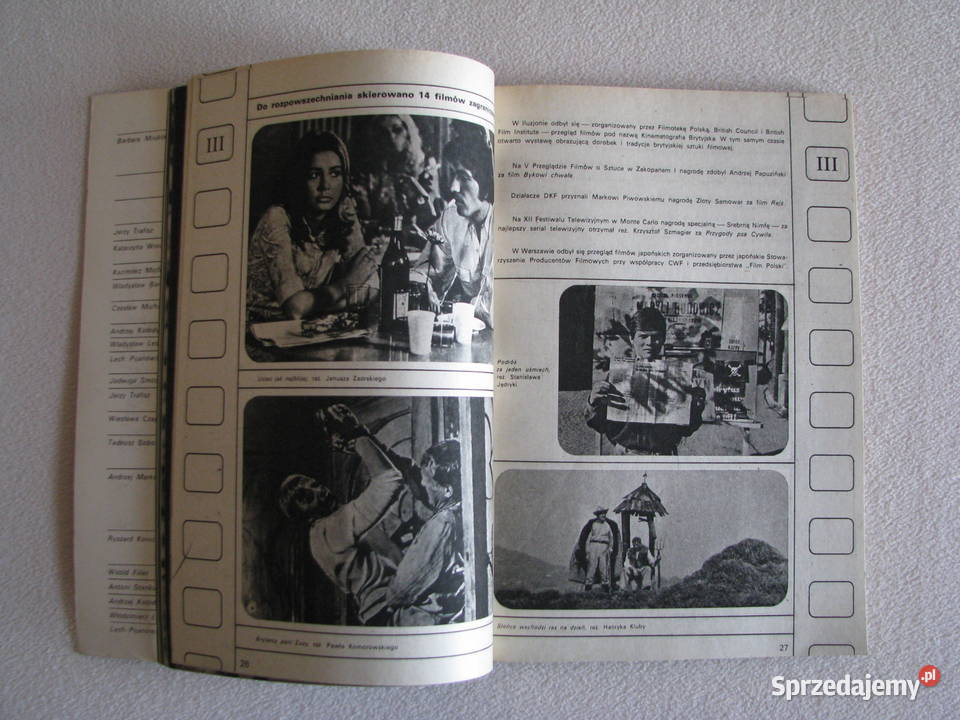 Magazyn filmowotelewizyjny 1974r Brzegi