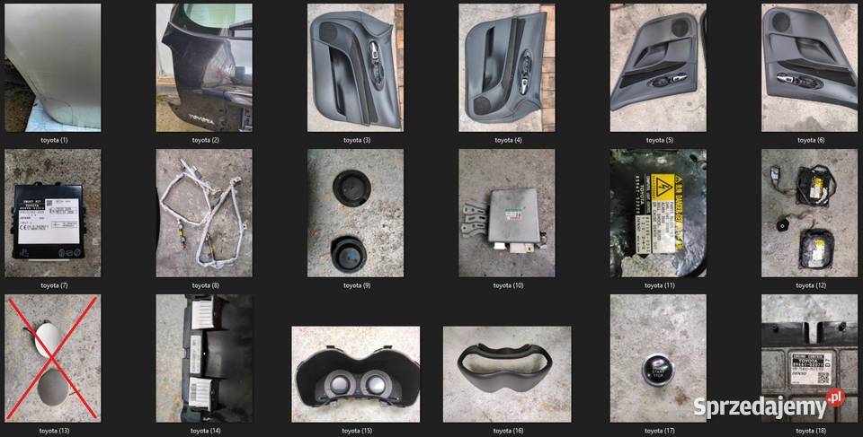 Części Toyota Auris 1 E15 Chwaszczyno