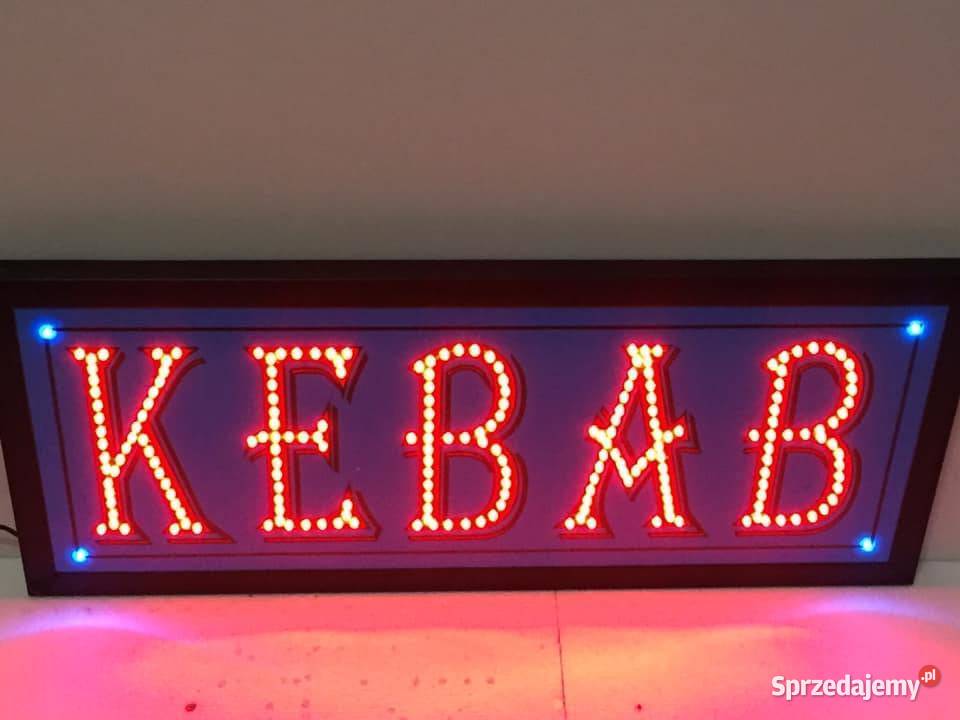 REKLAMA diodowa KEBAB 71 x 31 zewnętrzna 230V Pomiechówek sprzedam