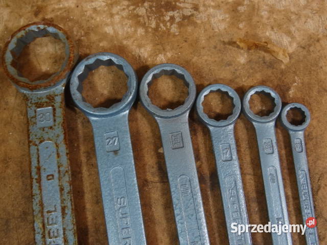 zestaw kluczy oczkowych SUPER STELL org DDR Żary sprzedam
