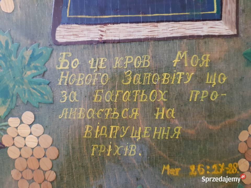 Ikona Kielich Przymierza 0184 sprzedam