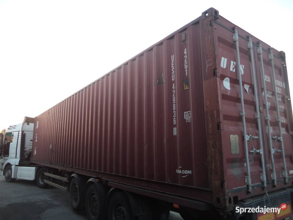 Kontener morski magazynowy budowlany 40 DV CW mazowieckie Warszawa