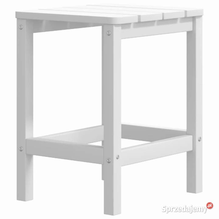 Stolik ogrodowy Adirondack biały 38x38x46 HDPE Stoły i stoliki ogrodowe mazowieckie
