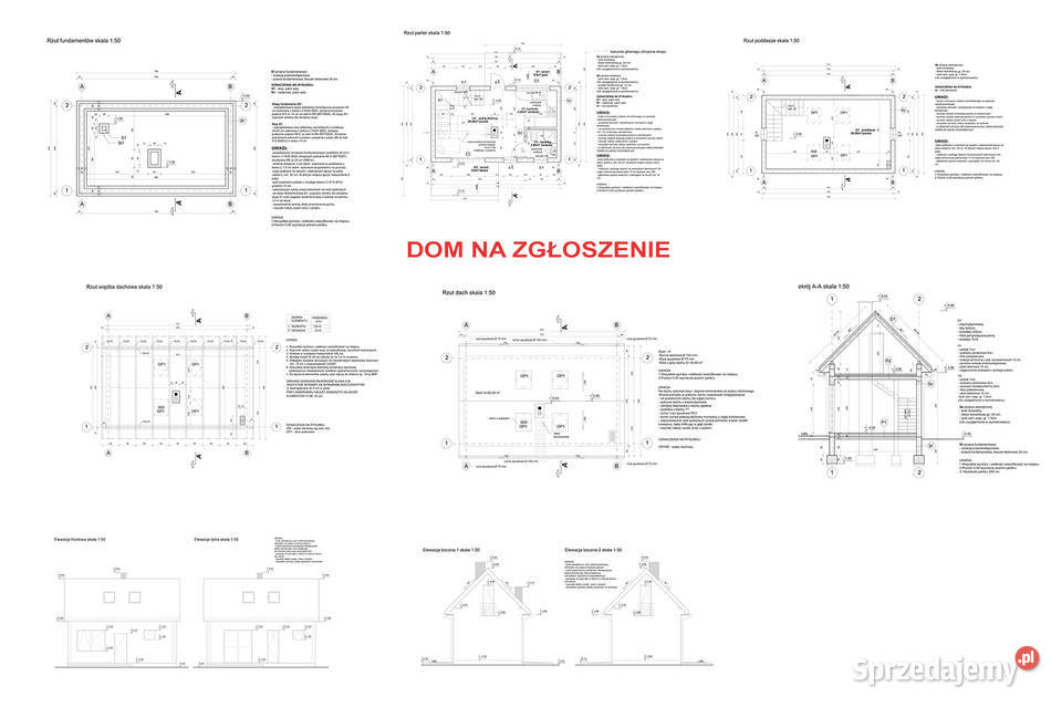 Dom bez pozwolenia Projekt domu 35 m2 Warszawa