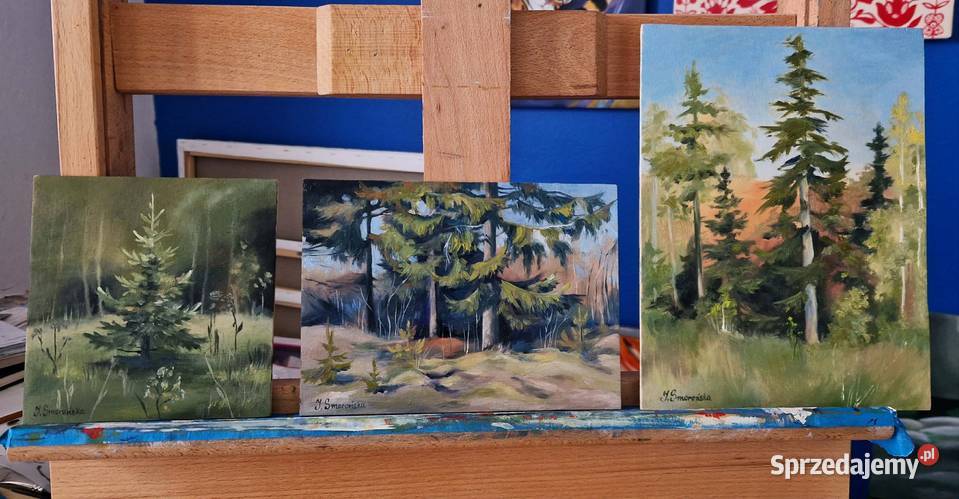 Obraz olejny na zamówienie pejzaż Malarstwo Kraków sprzedam