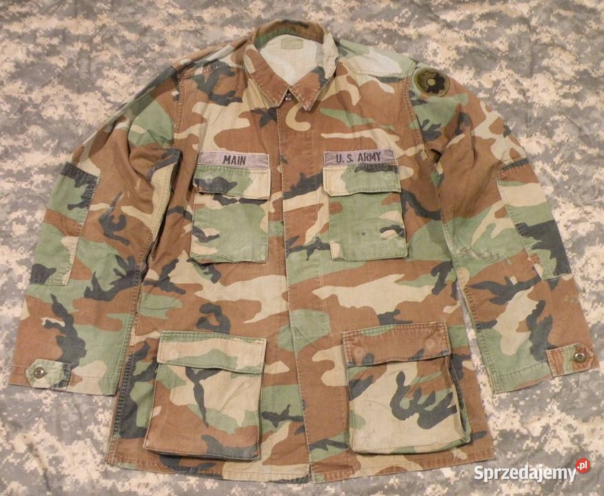 Bluza BDU woodland medium long NYCO 86r Wrocław sprzedam