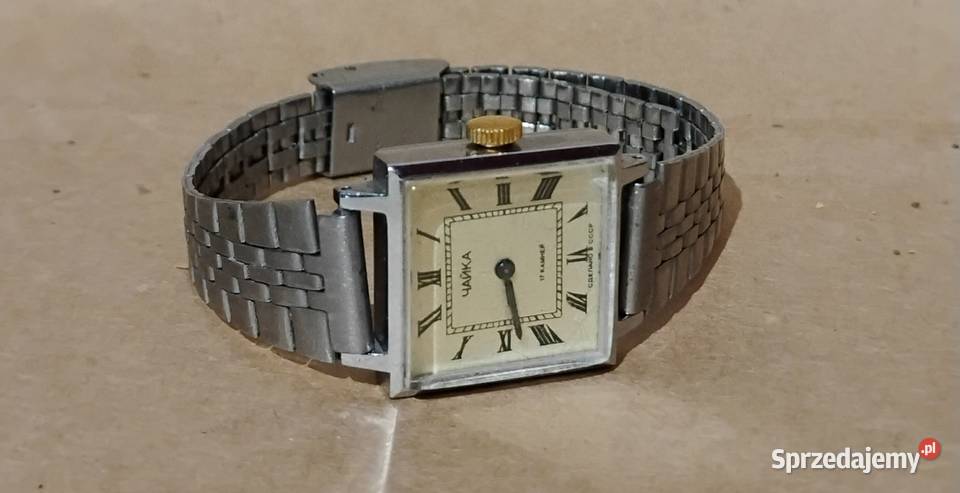 Zegarek Damski Czajka 17 JEWELS kwadratowa opolskie Opole