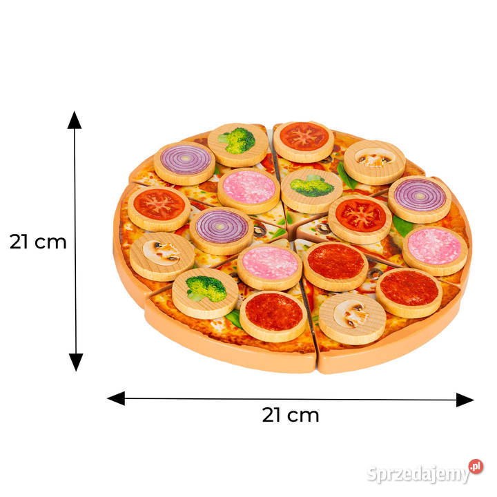 Drewniana pizza do krojenia na rzepy dzieci 27 Smogorzów
