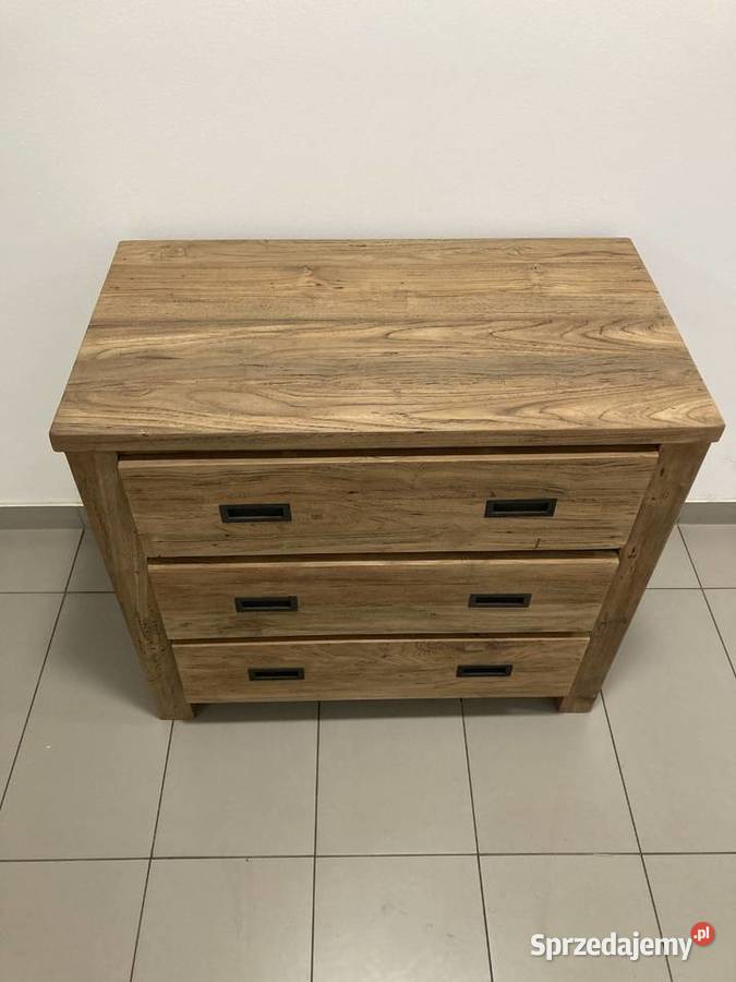 komoda z drewna tekowego
