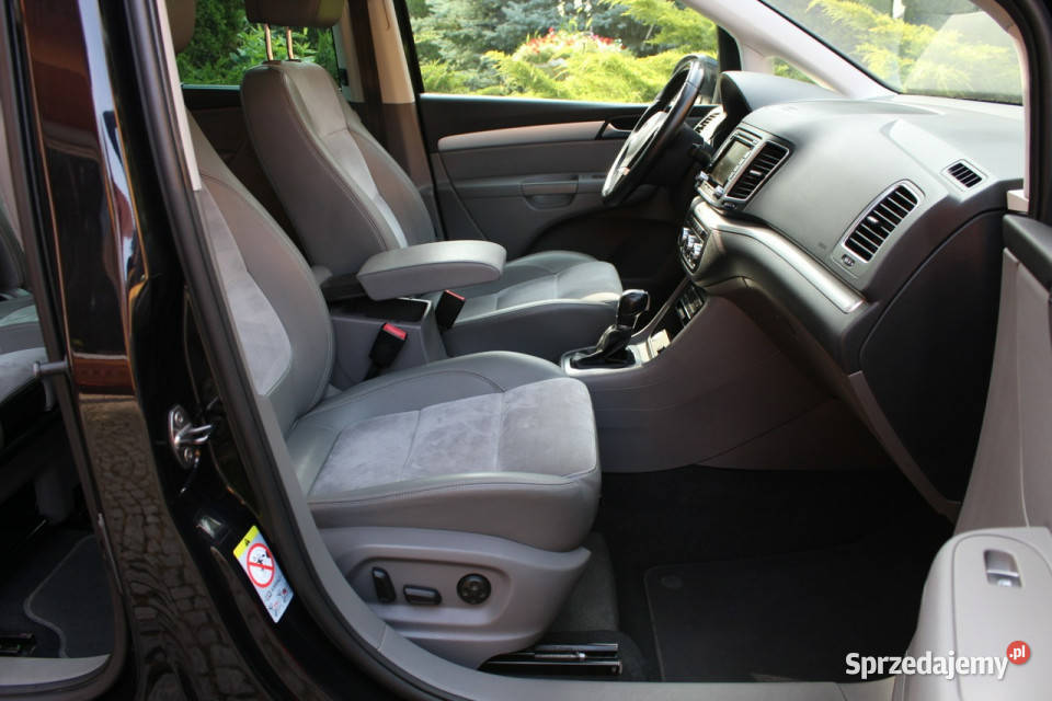 Volkswagen Sharan 170 DSG TOP Wersja Wyposażenia kurtyny powietrzne Lubań