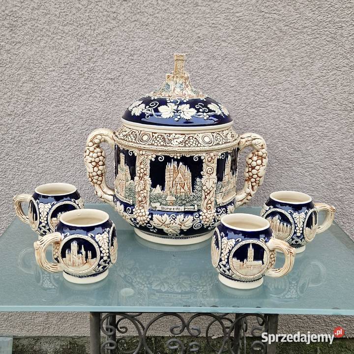 Porcelana Waza 4 filiżanki waza wys 3132 Strzelce Krajeńskie