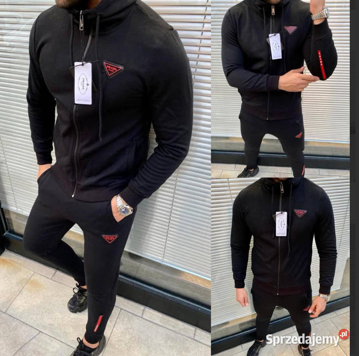 Nowy Męski komplet dresowy firmy PRADA SXXL Rozmiar XL