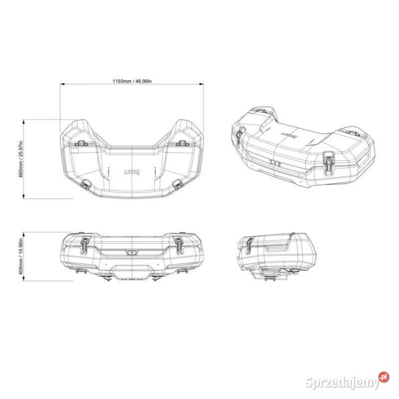 Kufer do quada 145L CanAm Outlander G3 G3L LinQ Nowy Sącz