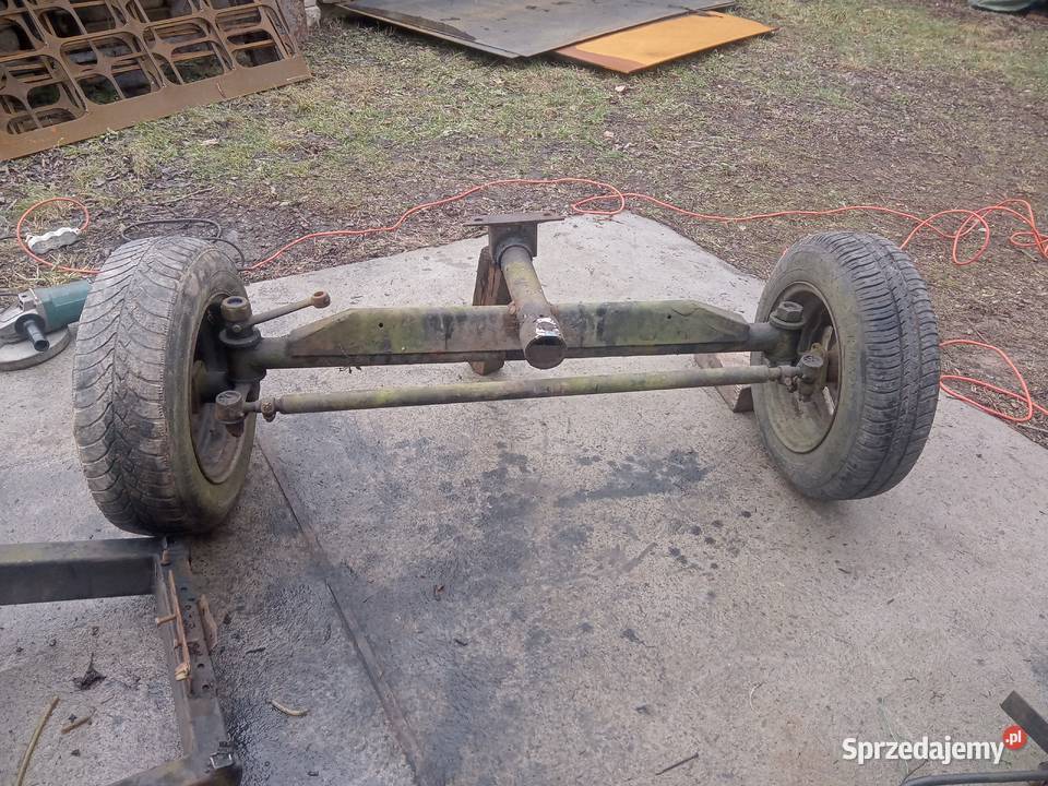 Oś przednia do ciagnika sam Kadcza
