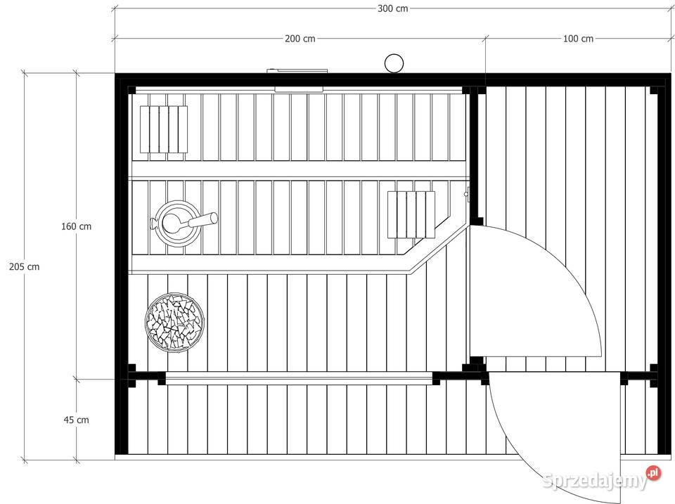 Sauna ogrodowa LUMI 300 x 205 DOSTAWA W Bielsko-Biała