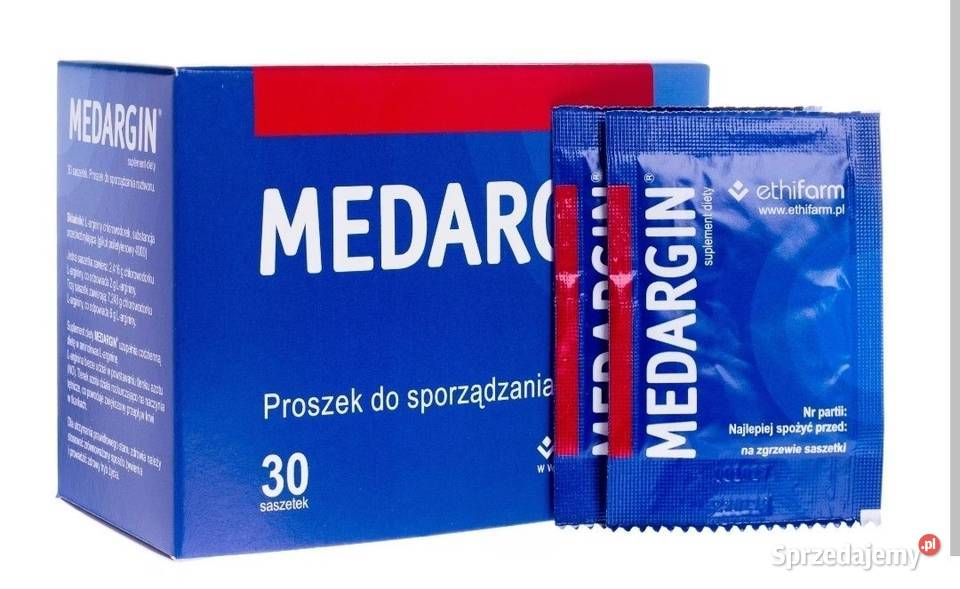 Medargin 26 saszetek z proszkiem Kluczbork sprzedam