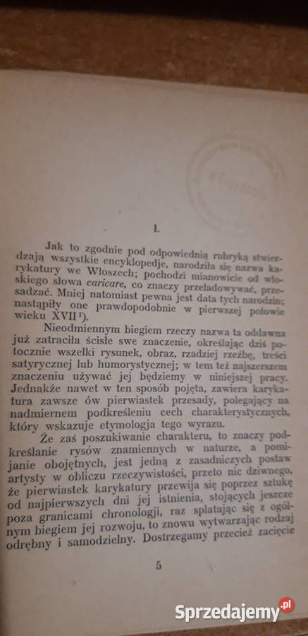 KARYKATURA W POLSCE Z 32 REPROD Husarski Wwa1926 sprzedam