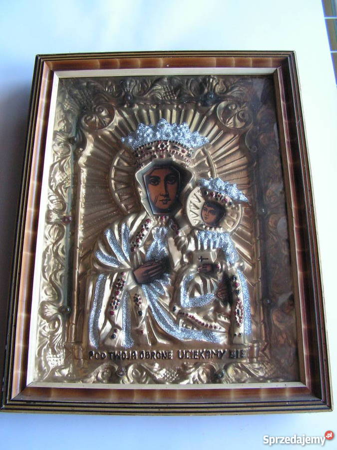 obrazpamiątka z Częstochowylata 60te łódzkie Sieradz