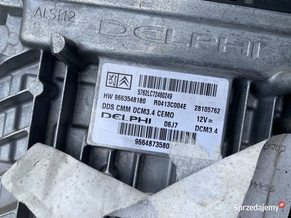 KOMPUTER SILNIKA PEUGEOT 307 9664873580 wielkopolskie