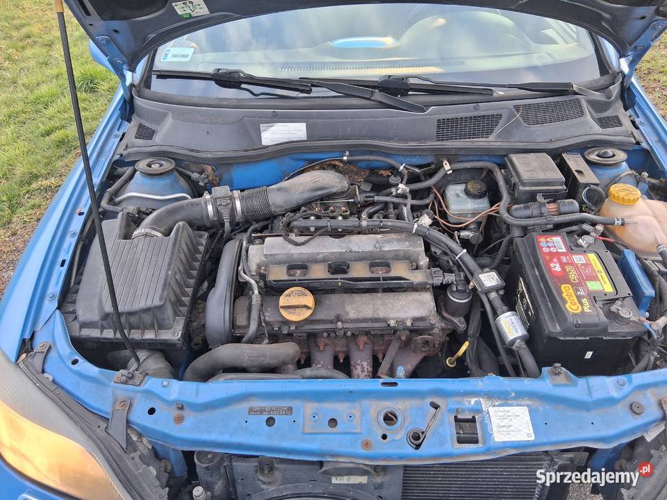 Opel Astra G Coupe 2000 r 18 16v z benzyna z Rok produkcji 2000 Babica