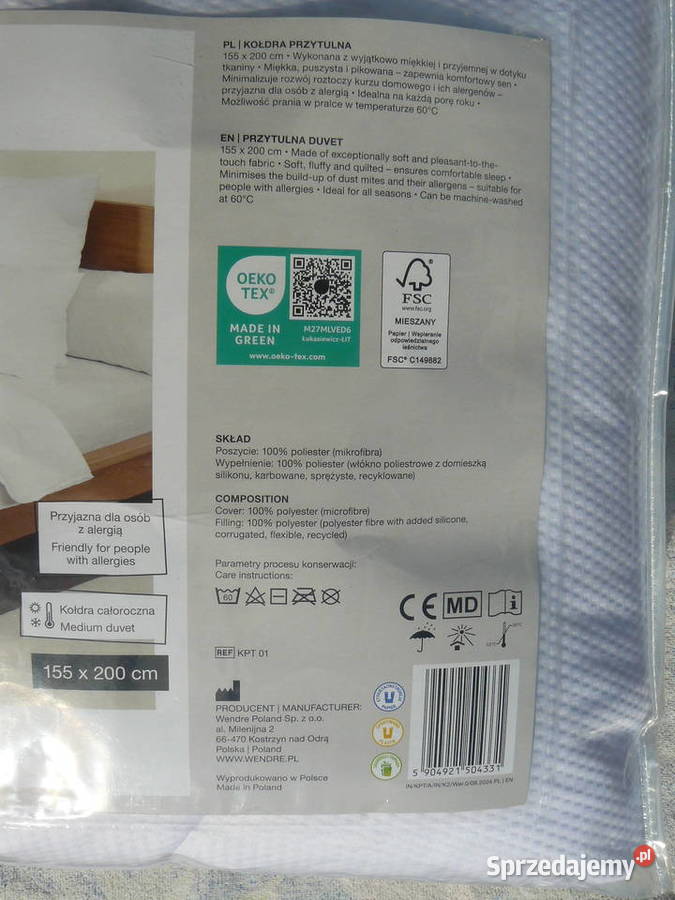 Okazja nowa Kołdra Przytulna Smukee Home 155x200 Strzelin
