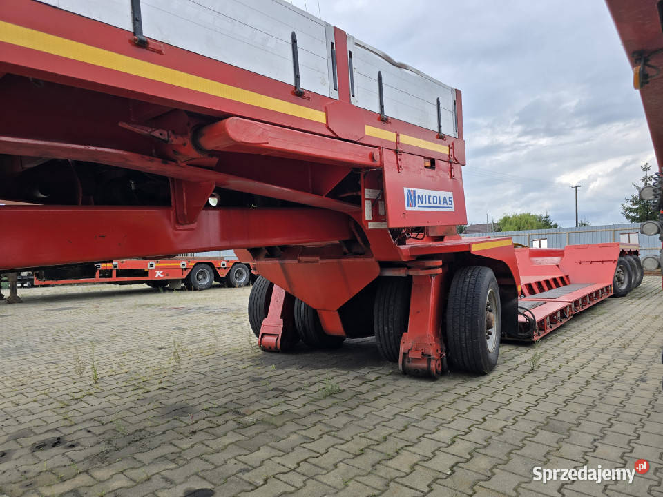 Naczepa niskopodwoziowa NICOLAS B4763D ładowność więcej niż 2 Rudolfowo