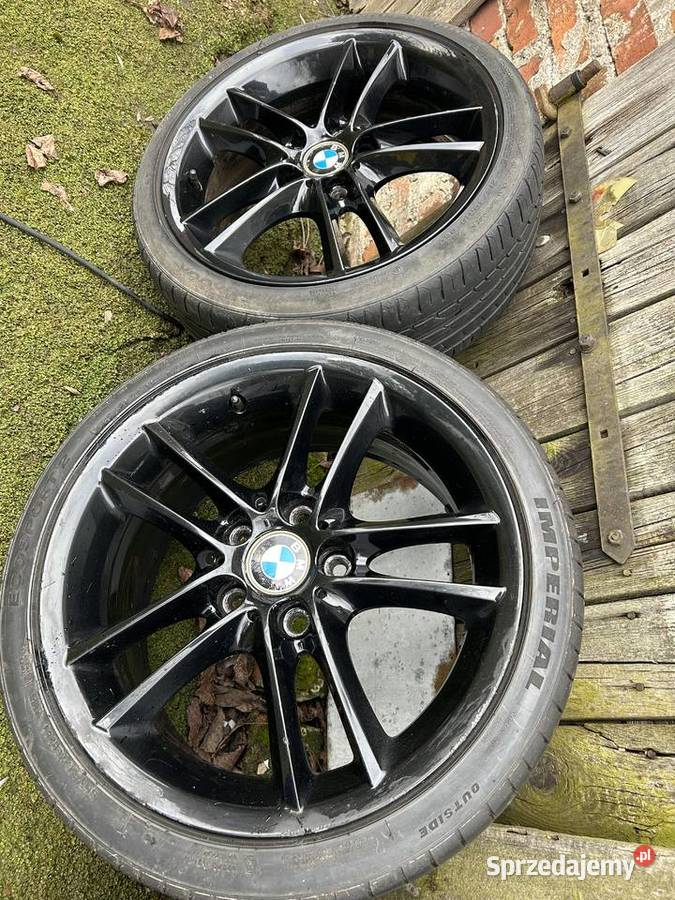 Czarne felgi aluminiowe BMW M pakiet 18 Trzebnica