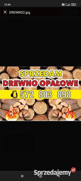 Drewno opałowe iglaste Opał