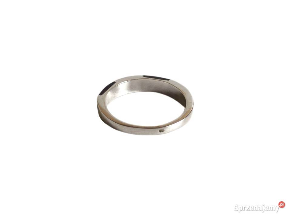 7546 Obrączka z Wiśniowymi Bursztynami Pierścionki Kędzierzyn-Koźle