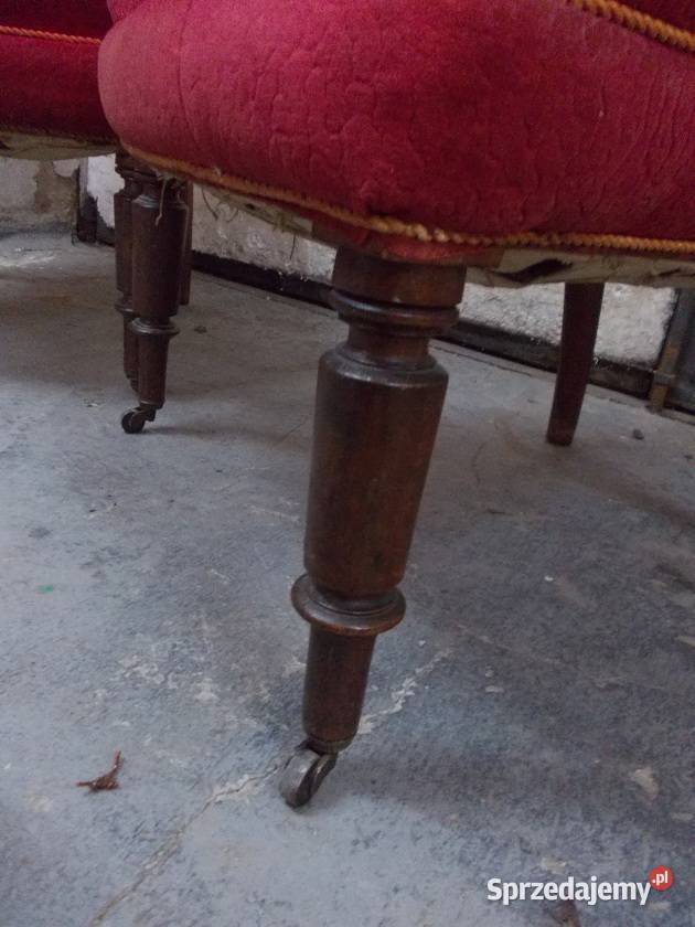 Przedwojenne fotele oryginalny super stan śląskie Bielsko-Biała