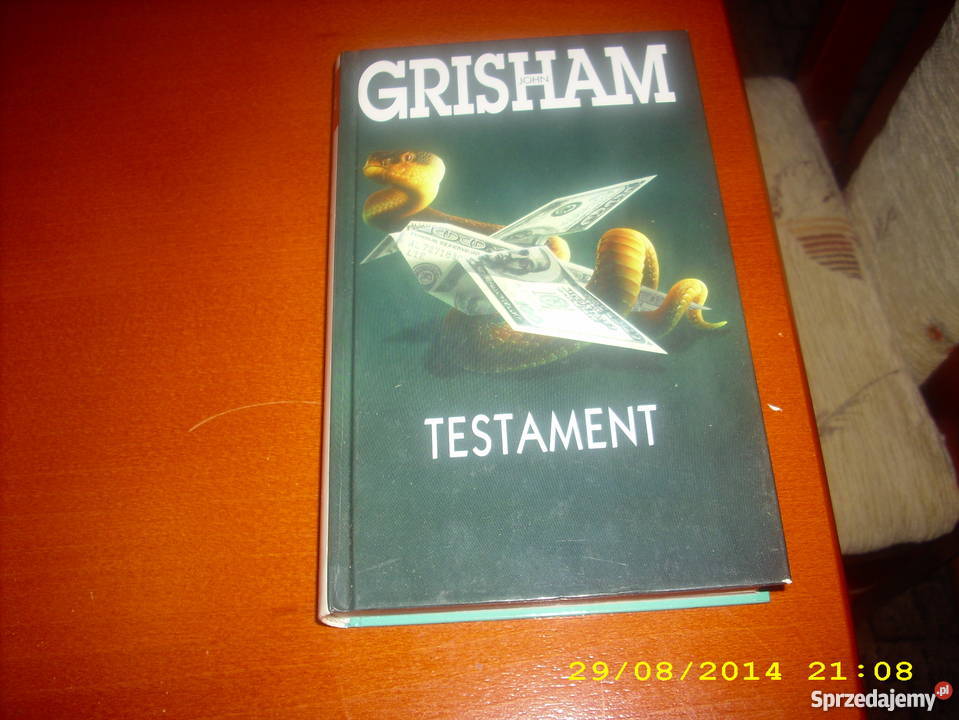 Testament J Grisham Goleniów