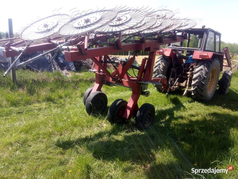 Zgrabiarka do siana vrake 12 gwiazd transport Chocznia sprzedam