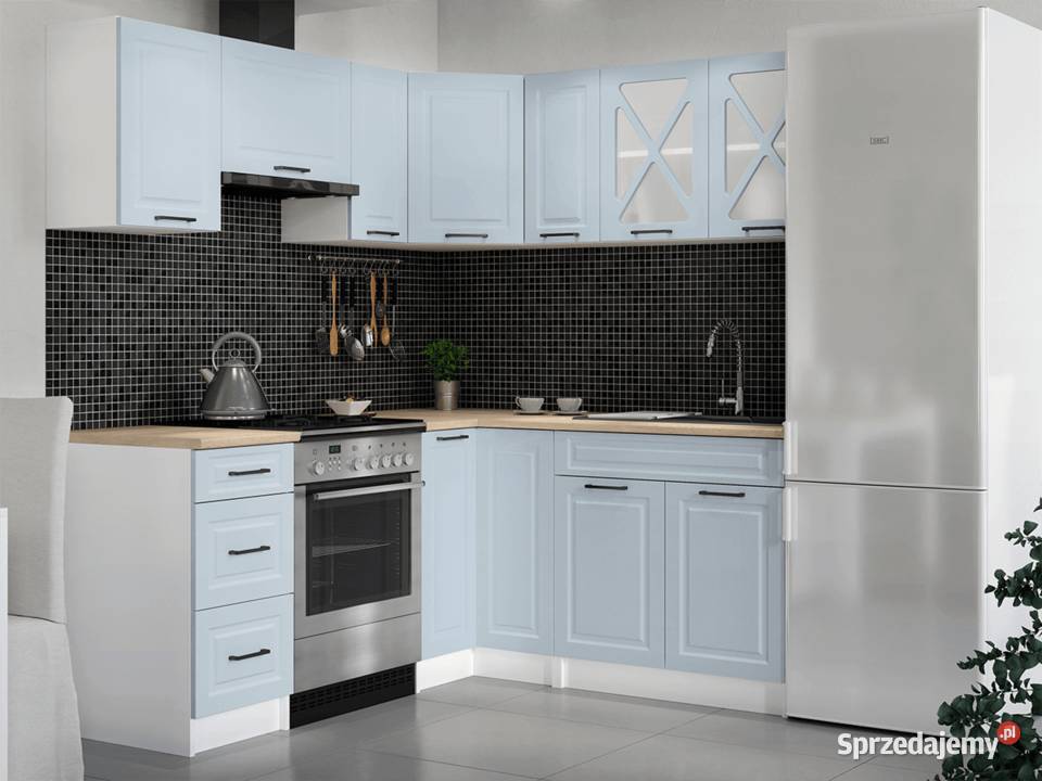 Kuchnia narożna ASTRID BIAŁY MAT FJORD MAT Brody