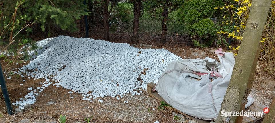 Białe kamienie do ogrodu Pozostałe Pozostałe Mirosławice