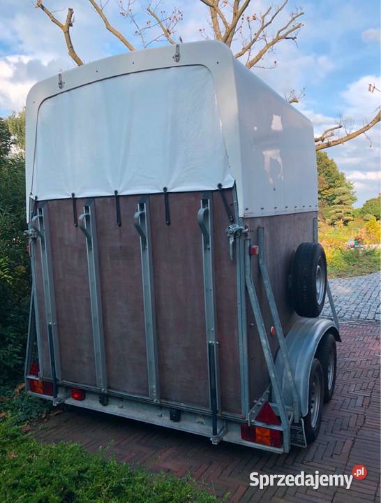 BLOMERT Przyczepa konna na 2 konie dwukonna