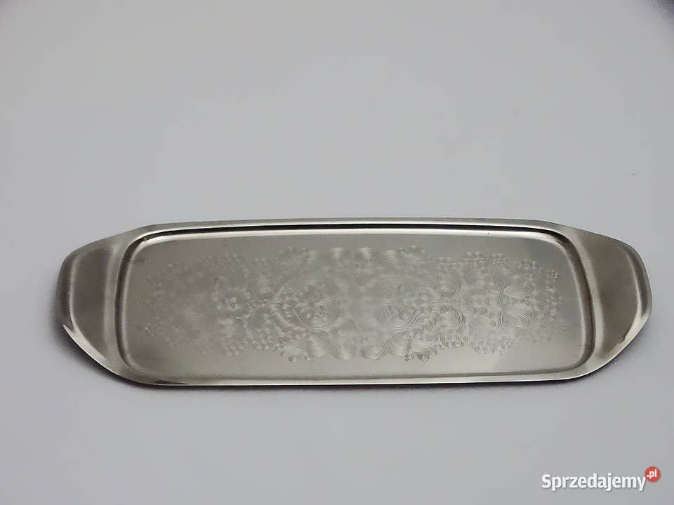 Taca metalowa z grawerem dekoracyjna nierdzewna Biłgoraj sprzedam